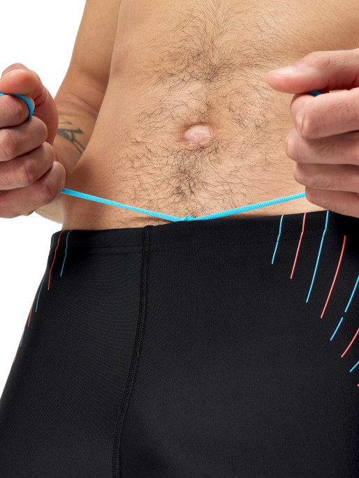 SPEEDO MENS DUO LOGO PRINT MID JAMMER