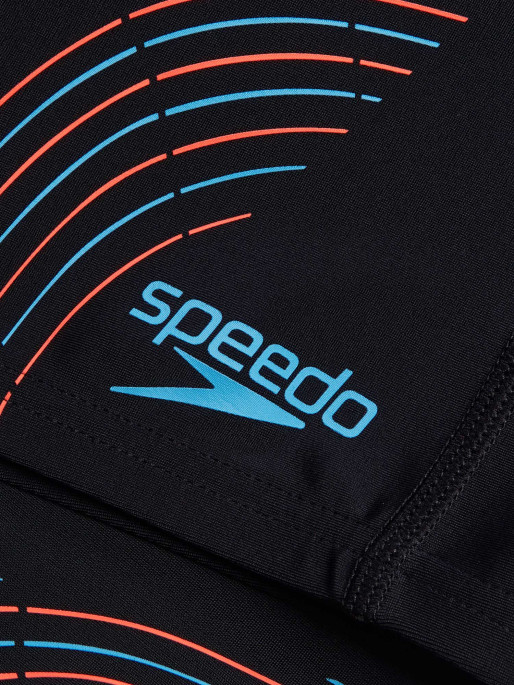 SPEEDO MENS DUO LOGO PRINT MID JAMMER