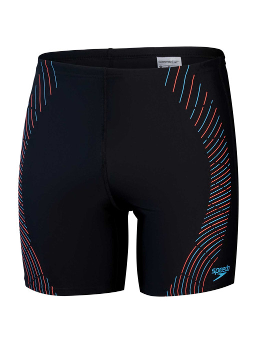 SPEEDO MENS DUO LOGO PRINT MID JAMMER