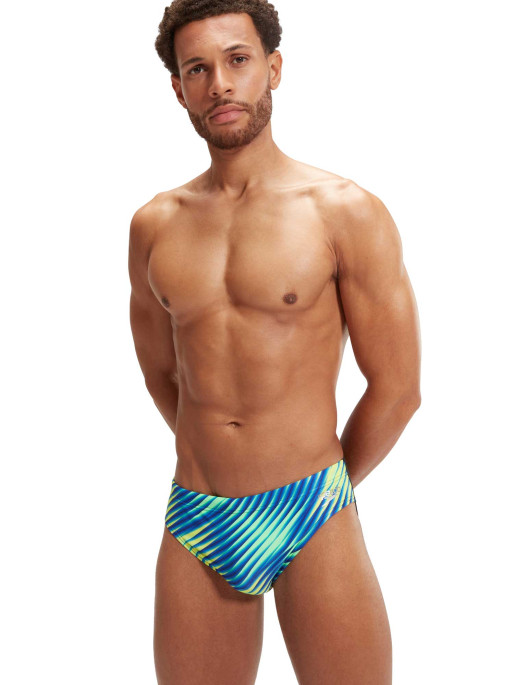 SPEEDO MENS ALLOVER DIGITAL 7CM BRIEF
