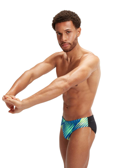 SPEEDO MENS ALLOVER DIGITAL 7CM BRIEF