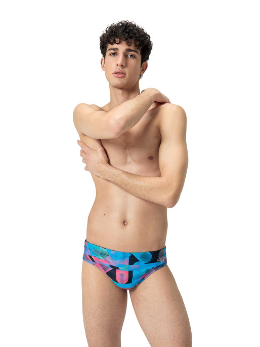 SPEEDO MENS ALLOVER DIGITAL 7CM BRIEF