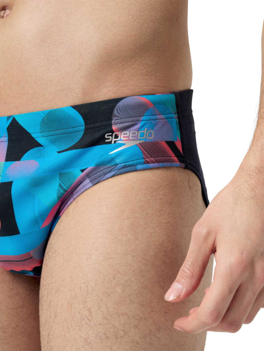 SPEEDO MENS ALLOVER DIGITAL 7CM BRIEF