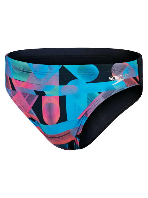 SPEEDO MENS ALLOVER DIGITAL 7CM BRIEF