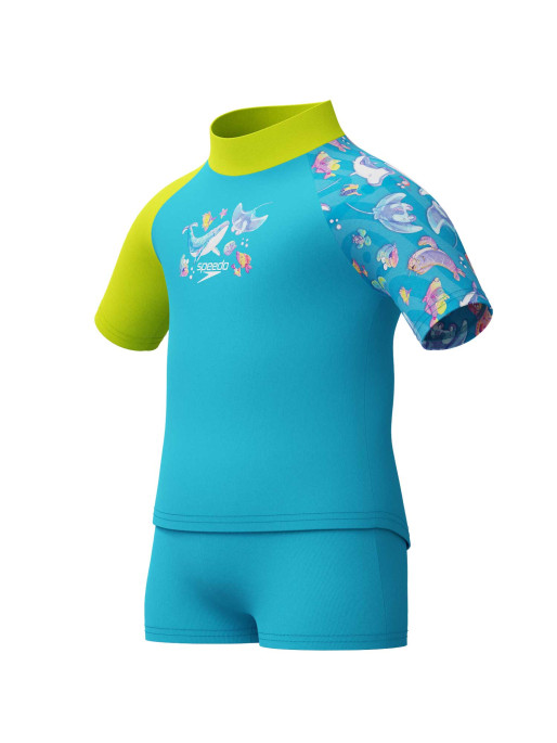 SPEEDO Παιδική Κοντομάνικη Μπλούζα BOYS DIGITAL SET