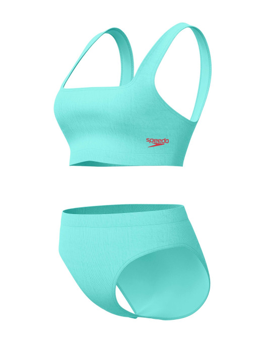 SPEEDO Бански 2 части WOMENS TEXTURED DEEP U-BACK