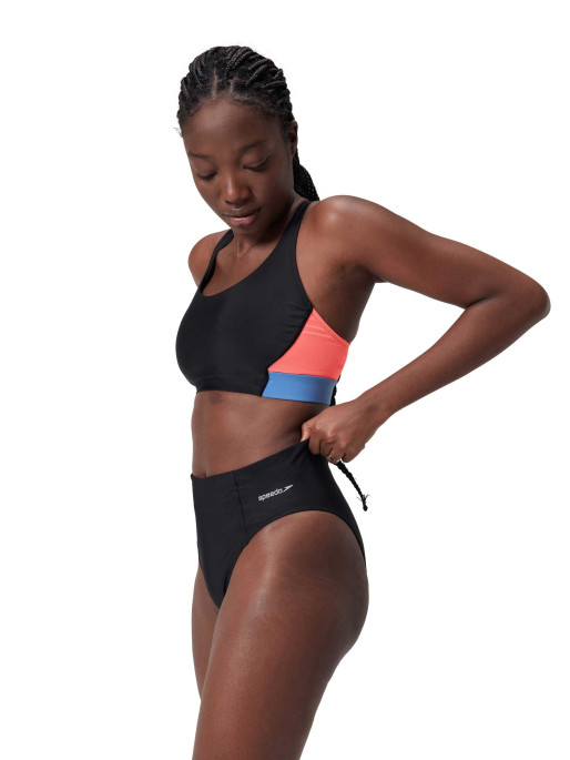 SPEEDO SOLID HI WAIST BTM Bikini Bottoms
