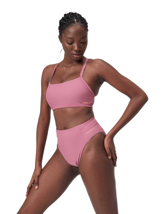 SPEEDO SOLID HI WAIST BTM Bikini Bottoms