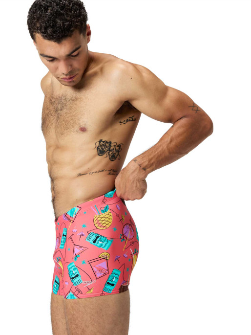 SPEEDO Αθλητικό Μαγιό PRINT BEACHSTAR SQUARE LEG