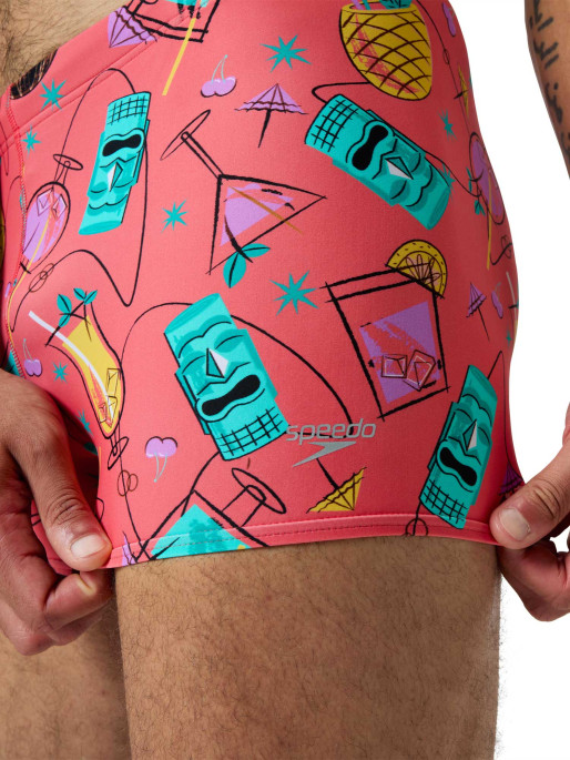 SPEEDO Αθλητικό Μαγιό PRINT BEACHSTAR SQUARE LEG