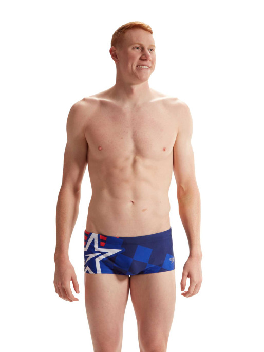 SPEEDO MENS PLACEMENT DIGITAL 17CM BRIEF