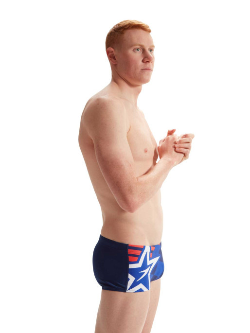 SPEEDO MENS PLACEMENT DIGITAL 17CM BRIEF