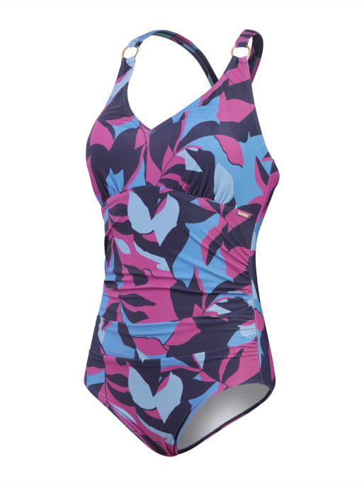 SPEEDO Αθλητικό Μαγιό WOMENS SHAPING PRINTED V NECK