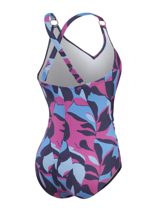 SPEEDO Αθλητικό Μαγιό WOMENS SHAPING PRINTED V NECK