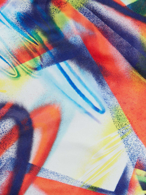 SPEEDO Swimsuit WOMENS ALLOVER DIGITAL LATTICE TIE-BACK