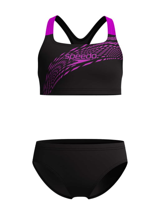 SPEEDO Бански 2 части GIRLS MEDLEY LOGO