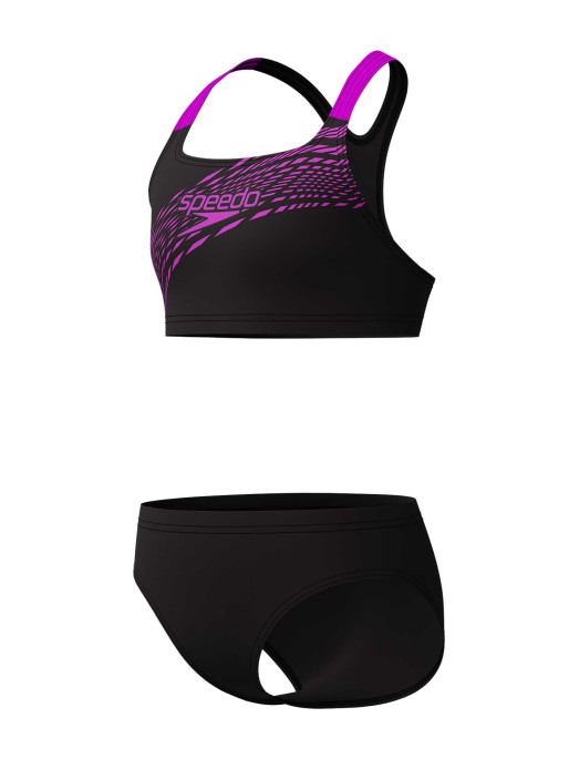 SPEEDO Бански 2 части GIRLS MEDLEY LOGO