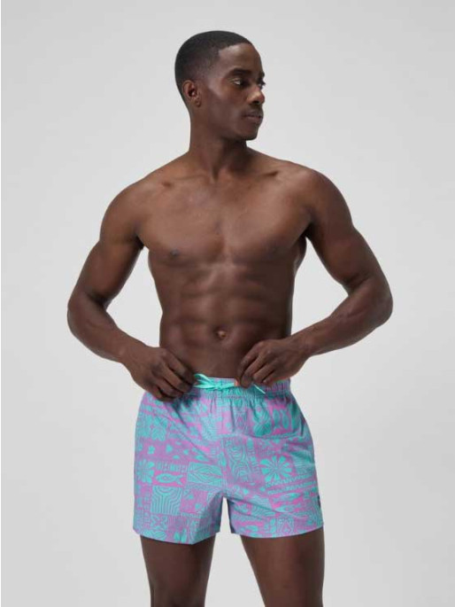 SPEEDO Men's Print Redondo Edge Volley 14 Swim Shorts