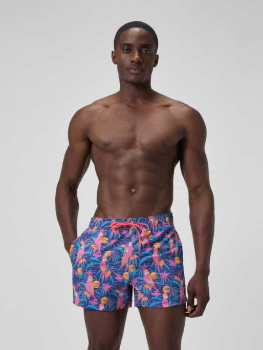 SPEEDO Men's Print Redondo Edge Volley 14 Swim Shorts