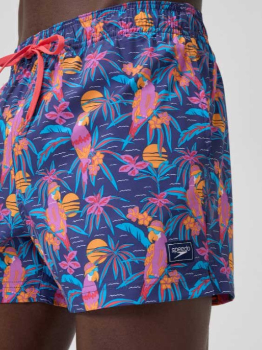 SPEEDO Men's Print Redondo Edge Volley 14 Swim Shorts