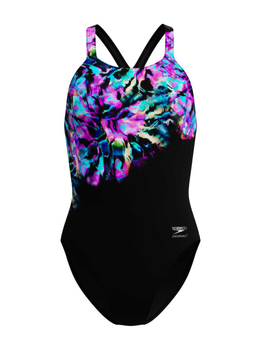 SPEEDO Цял бански FL PLACEMENT PRNT POWERBK AF