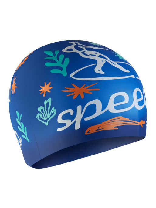 SPEEDO JUNIOR PRINTED SILICONE Cap