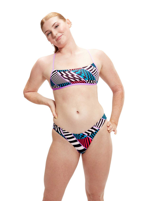 SPEEDO WOMENS ALLOVER REVS AND REPS BRIEF