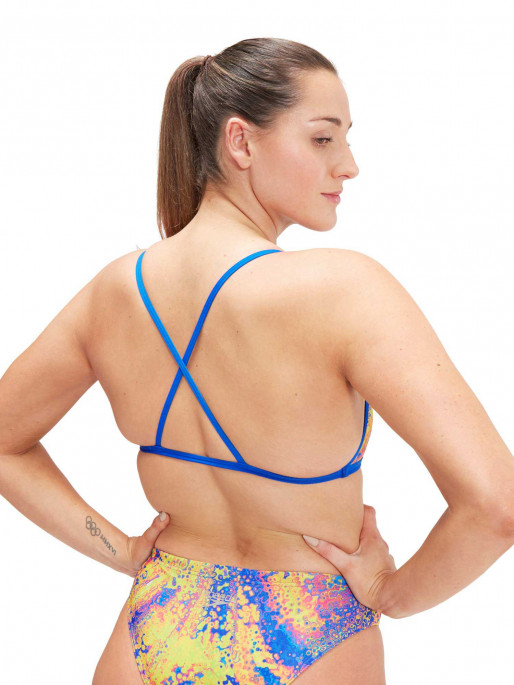 SPEEDO WOMENS ALLOVER CROSS BACK TOP