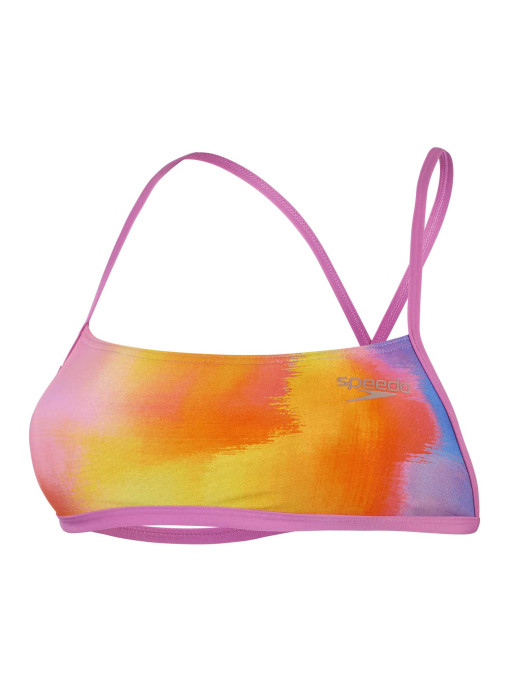 SPEEDO WOMENS ALLOVER DIGITAL CROSS BACK Bikini Top