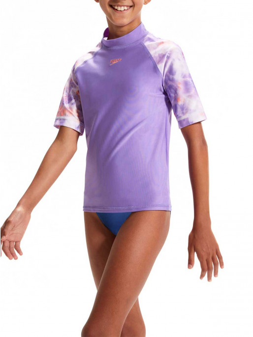SPEEDO Παιδικό Μαγιό Μπλούζα SS PT PNL SNT JF