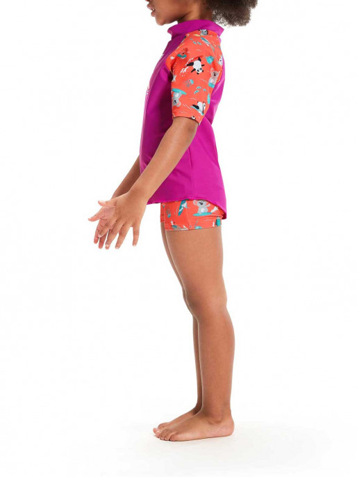 SPEEDO DIGITAL SHORT SLEEVE RASHTOP SET