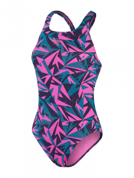SPEEDO WOMENS HYPERBOOM ALLOVER MEDALIST Swimsuit