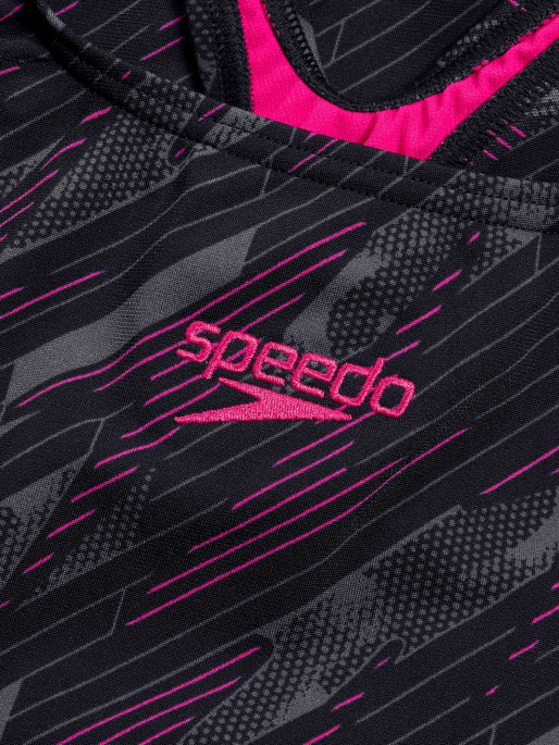 SPEEDO WOMENS HYPER BOOM ALLOVER MEDALIST Swimsuit