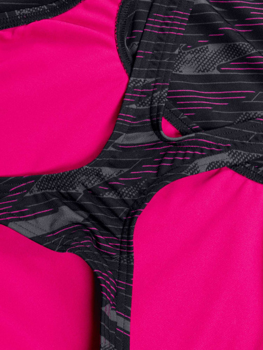 SPEEDO WOMENS HYPER BOOM ALLOVER MEDALIST Swimsuit