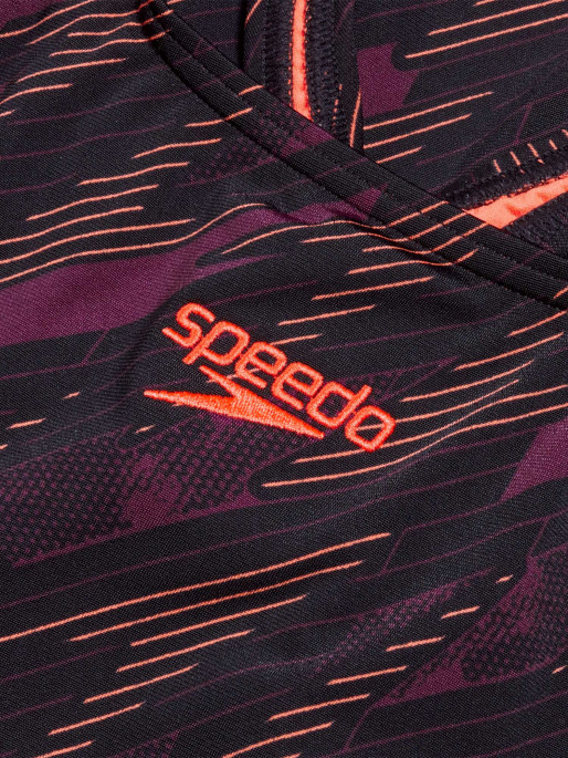 SPEEDO Swimsuit WOMENS HYPERBOOM ALLOVER MEDALIST