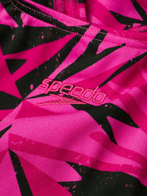 Speedo Womens Hyperboom Allover Medalist Swimsuit