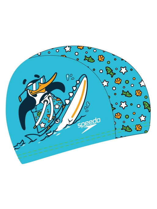 SPEEDO Dečija kapa za plivanje PRINTED POLYESTER CAP
