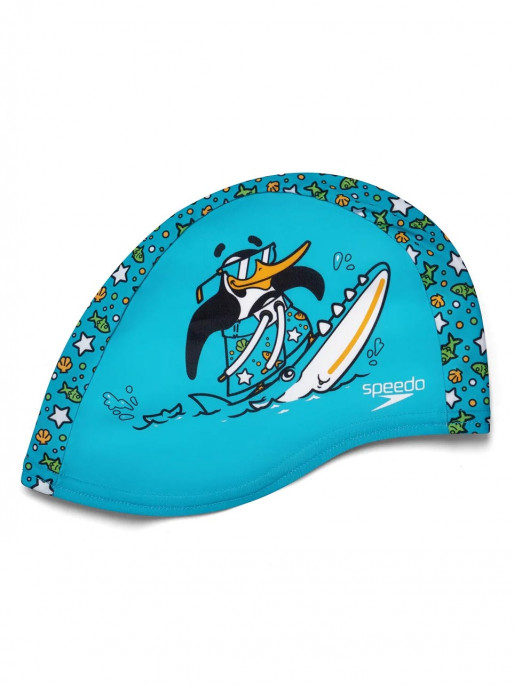 SPEEDO Dečija kapa za plivanje PRINTED POLYESTER CAP