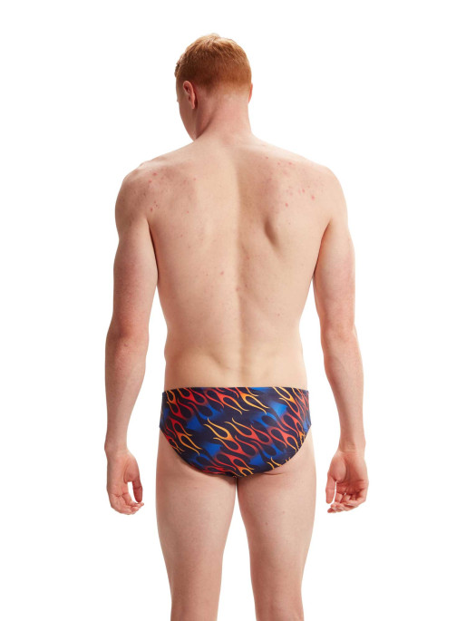 SPEEDO MENS 8CM ALLOVER DIGITAL BRIEF