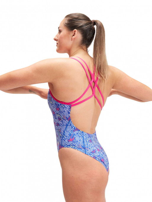SPEEDO Αθλητικό Μαγιό ALLOVER STARBACK