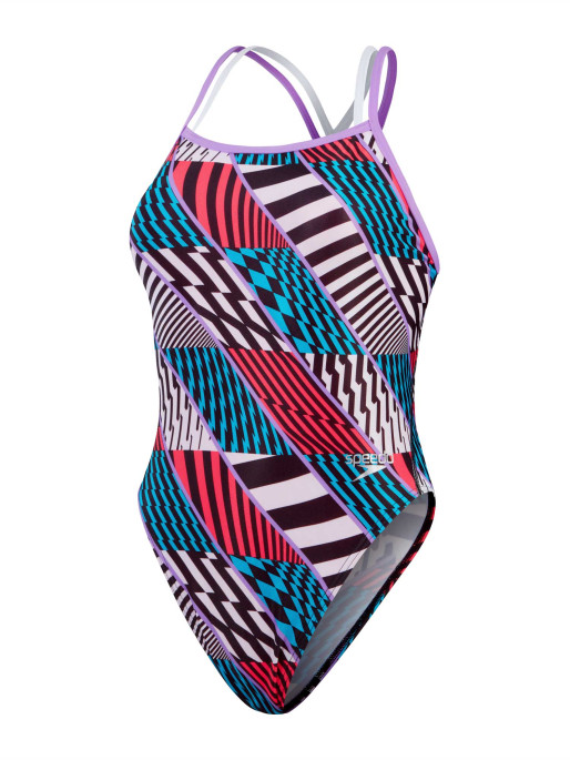 SPEEDO WOMENS ALLOVER DIGITAL STARBACK Swimsuit