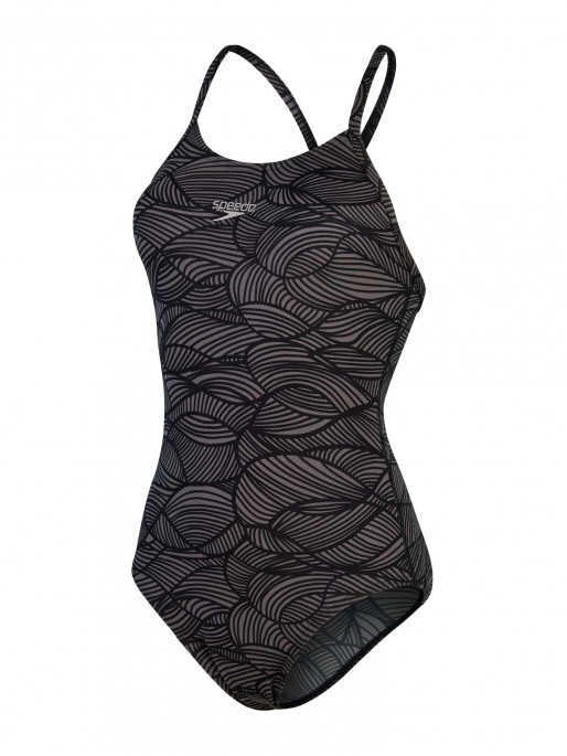 SPEEDO Ženski kupaći kostim ALLOVER FIXED CROSSBACK Swimsuit