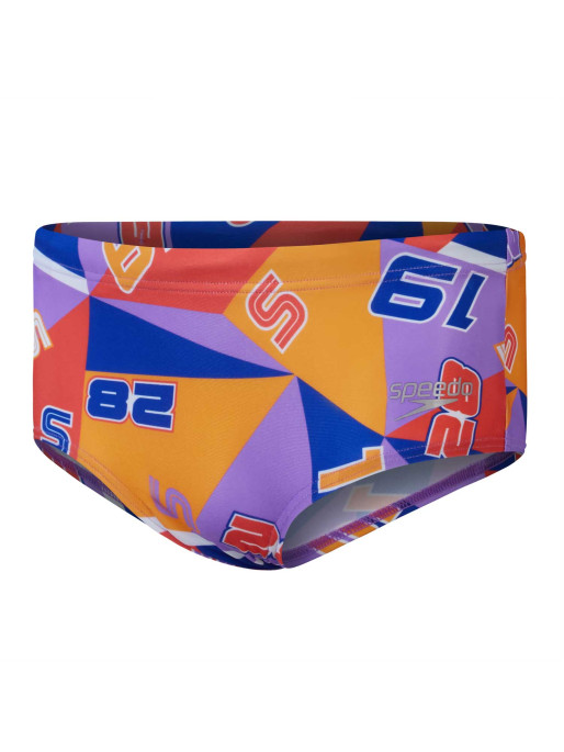 SPEEDO BOYS 13CM CLUB TRAINING ALLOVER BRIEF