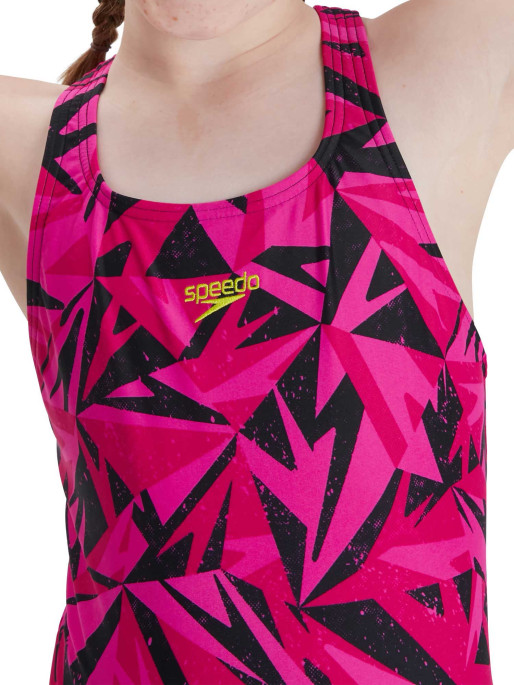 SPEEDO GIRLS HYPER BOOM ALLOVER MEDALIST Swimsuit