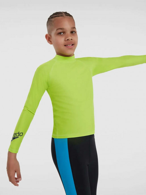 SPEEDO Παιδικό Μαγιό Μπλούζα LOGO RASH TOP JU