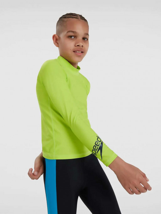 SPEEDO Παιδικό Μαγιό Μπλούζα LOGO RASH TOP JU