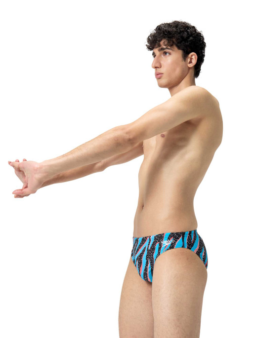 SPEEDO MENS 5CM ALLOVER DIGITAL BRIEF