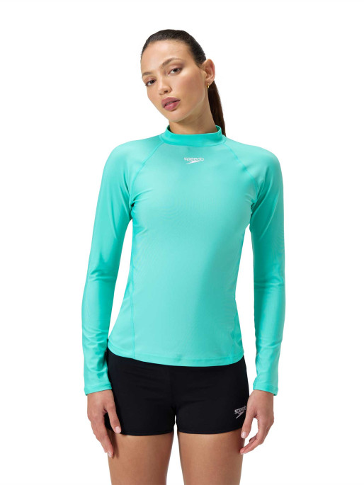SPEEDO WOMENS LONG SLEEVE RASH TOP