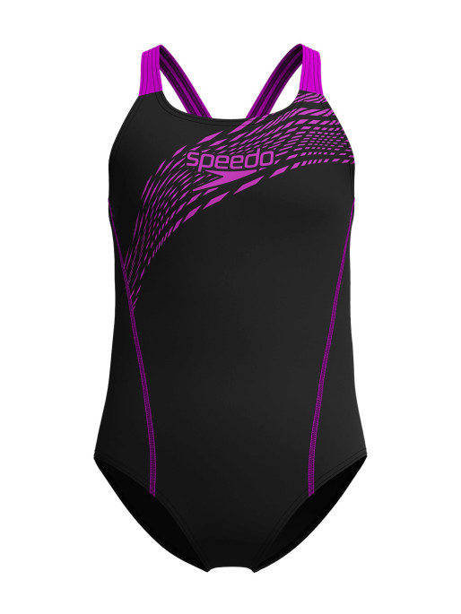 SPEEDO Girls' Medley Logo Medalist One-Piece Swimsuit