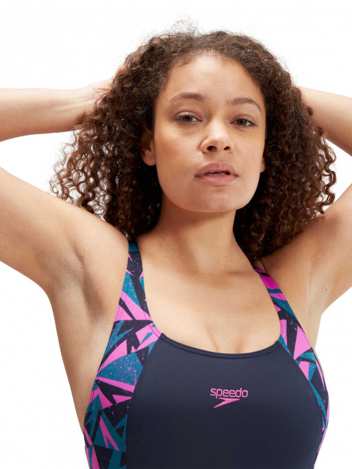 SPEEDO WOMENS HYPER BOOM SPLICE MUSCLEBACK Swimsuit